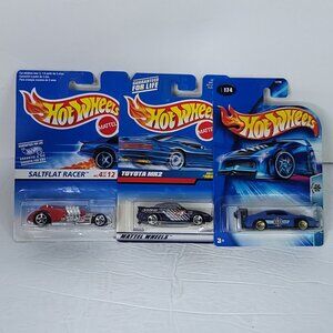 Hot Wheels Saltflat Racer Roll Patrol Toyota MR2   Lot Of 3 NEW